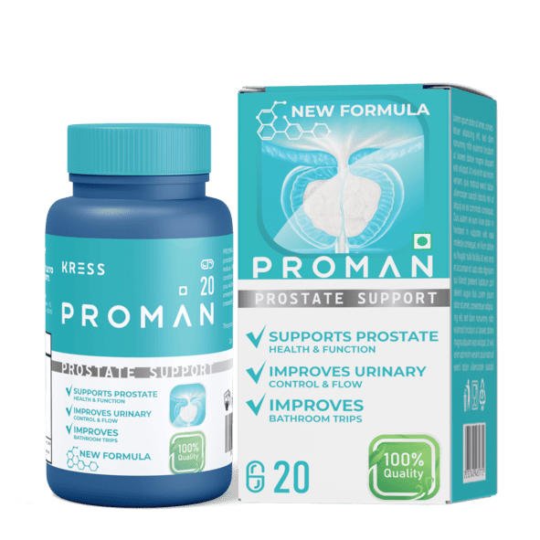 Proman – भारतीय पुरुषों के लिए आयुर्वेदिक प्रोस्टेट समर्थन पूरक